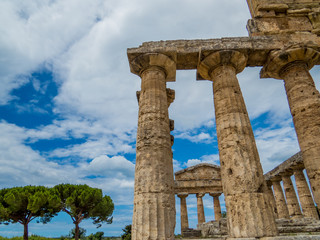 Obraz premium Temple of Athena, Paestum, Italy