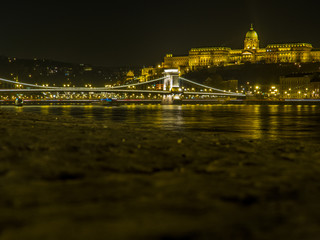 Fototapeta na wymiar Amazing night view of Budapest, Hungary