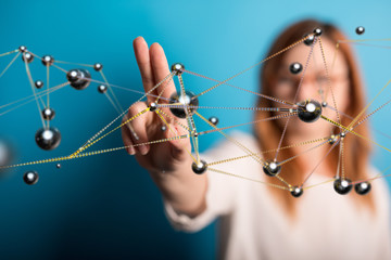 Cloud computing concept - connect to cloud