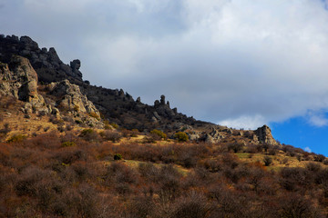 landscape in mountains