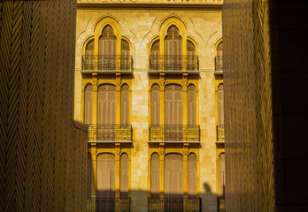 Obraz premium Lebanese architecture in Beirut, Lebanon