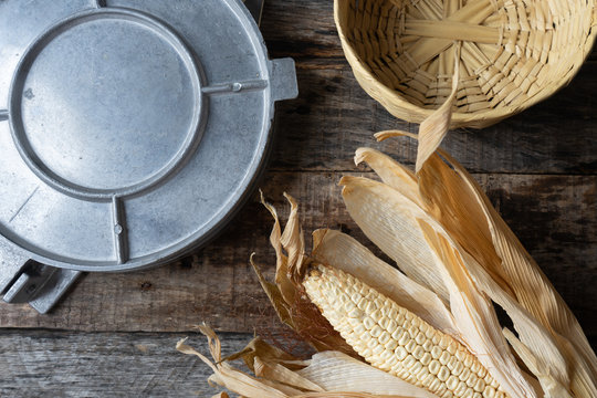 Mexican Tortilla Press And Corn