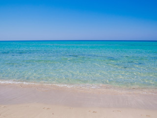 Fototapeta na wymiar Amazing beach in Ugento, Apulia, Italy