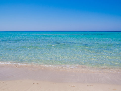 Amazing beach in Ugento, Apulia, Italy