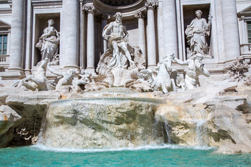 The Trevi Fountain  in Rome