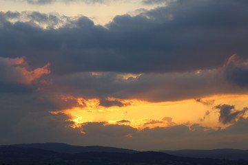 Obraz premium Sunset Sky Sun Cloud Landscape