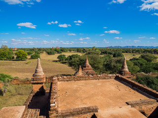 Ancient Buddhist Temples in Bagan, Myanmar