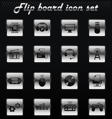 hi tech icon set