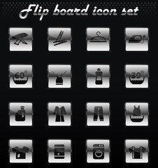 laundry icon set