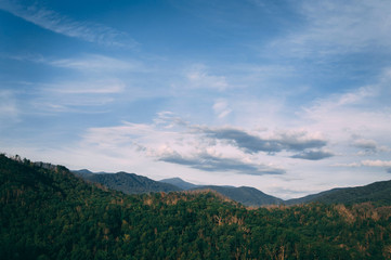 Obraz premium Mountain in the sky