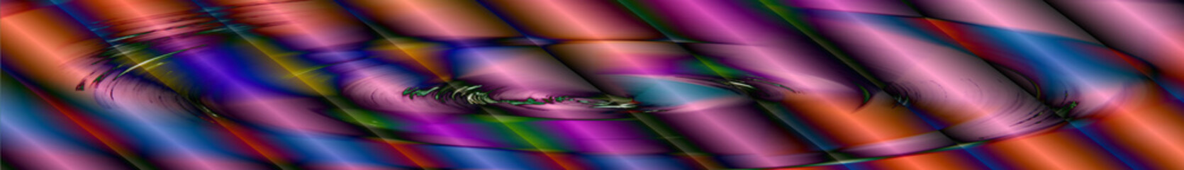 Digital Art, panoramic abstract three-dimensional objects with soft lighting, Germany