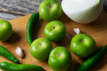 Mexican green sauce ingredients
