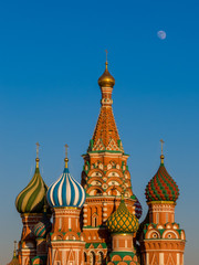 Fototapeta na wymiar St. Basil's Cathedral on the Red Square in Moscow, Russia