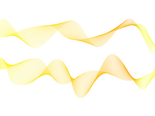 EPS 10 vector. Curved lines and waves. Futuristic concept.