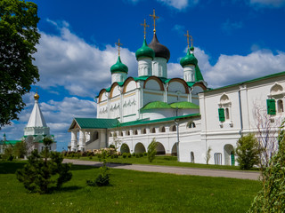 Fototapeta na wymiar Pechersky Ascension Monastery Complex in Nizhny Novgorod, Russia