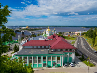 Aerial view of Nizhny Novgorod, Russia