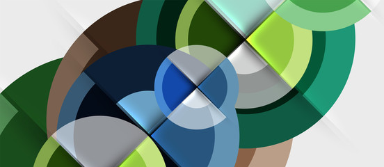 Obraz premium Geometric design abstract background - circles