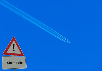 Chemtrails Flugzeug Verschwörungstheorien