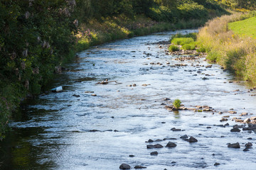 River Chemnitz at the north of the city with the same name.