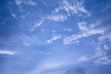 blue sky with clouds