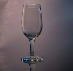 empty wine glass