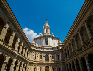 Naklejka premium Sant'Ivo alla Sapienza Church in Rome, Italy