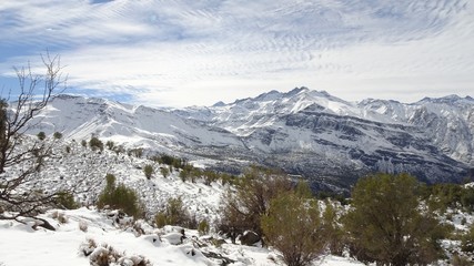 Cajon del Maipo, Farellones and Mirador de los Condores in the Cordillera de los Andes, Santiago de Chile, Chile