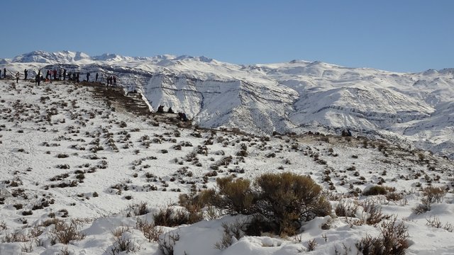 Cajon del Maipo, Farellones and Mirador de los Condores in the Cordillera de los Andes, Santiago de Chile, Chile