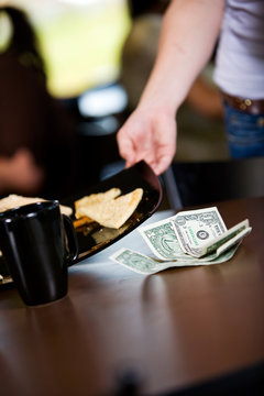 Coffee: Server Finding Gratuity Left On Table