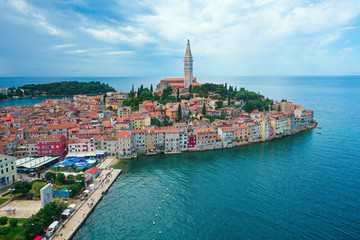 Panoramic view of Rovinj, Croatia