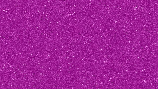 4K Purple glitter background and sparkles animation.