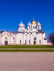 Fototapeta na wymiar Saint Sophia Cathedral, Veliky Novgorod, Russia