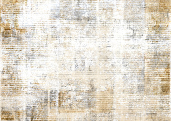 Old vintage grunge newspaper paper texture background. - obrazy, fototapety, plakaty