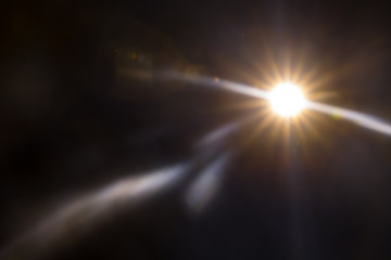 Lens Flare Orange Bright
