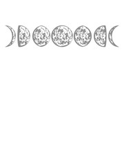 phasen mond halbmond vollmond sichelmond planet zwergplanet trabant nacht leuchten krater rund kreis weltall welt himmel scheinen clipart design © Style-o-Mat-Design