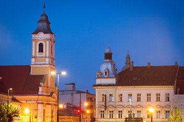Fototapeta na wymiar Lutheran Church in Cluj-Napoca