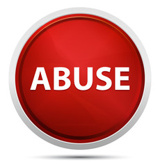 Abuse Promo Red Round Button