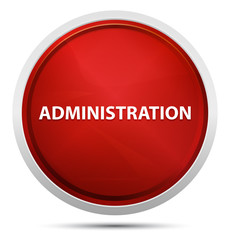 Administration Promo Red Round Button