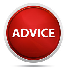 Advice Promo Red Round Button