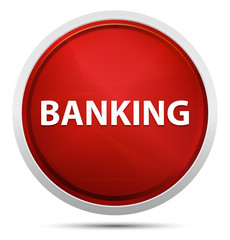 Banking Promo Red Round Button