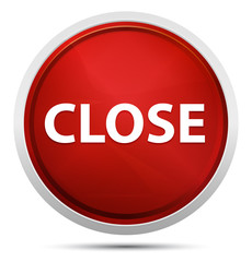 Close Promo Red Round Button