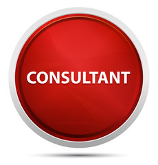 Consultant Promo Red Round Button