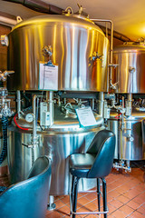 Fototapeta na wymiar Beer Brewing Equipment