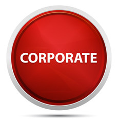 Corporate Promo Red Round Button