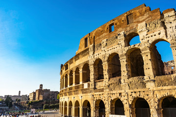 Fototapeta premium Colosseum Ancient Roman Forum Rome Italy