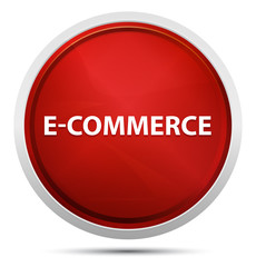 E-commerce Promo Red Round Button