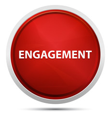 Engagement Promo Red Round Button