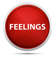 Feelings Promo Red Round Button