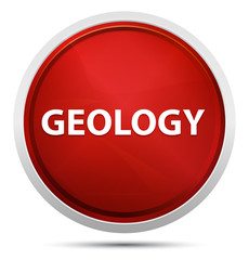 Geology Promo Red Round Button