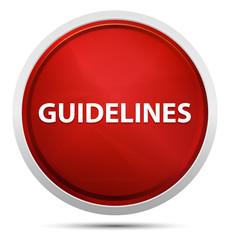 Guidelines Promo Red Round Button